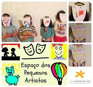 As pequenas artistas nos EPÁ's de dia 13 de Abril